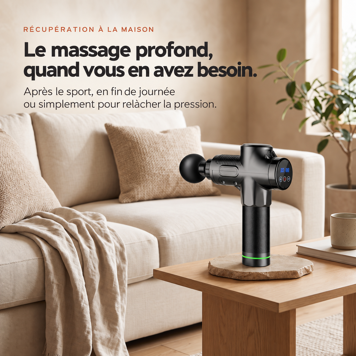 Komua 02 · Pistolet de massage