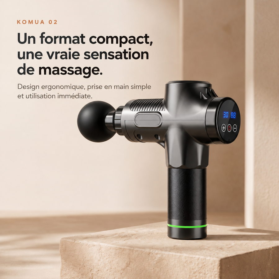 Komua 02 · Pistolet de massage