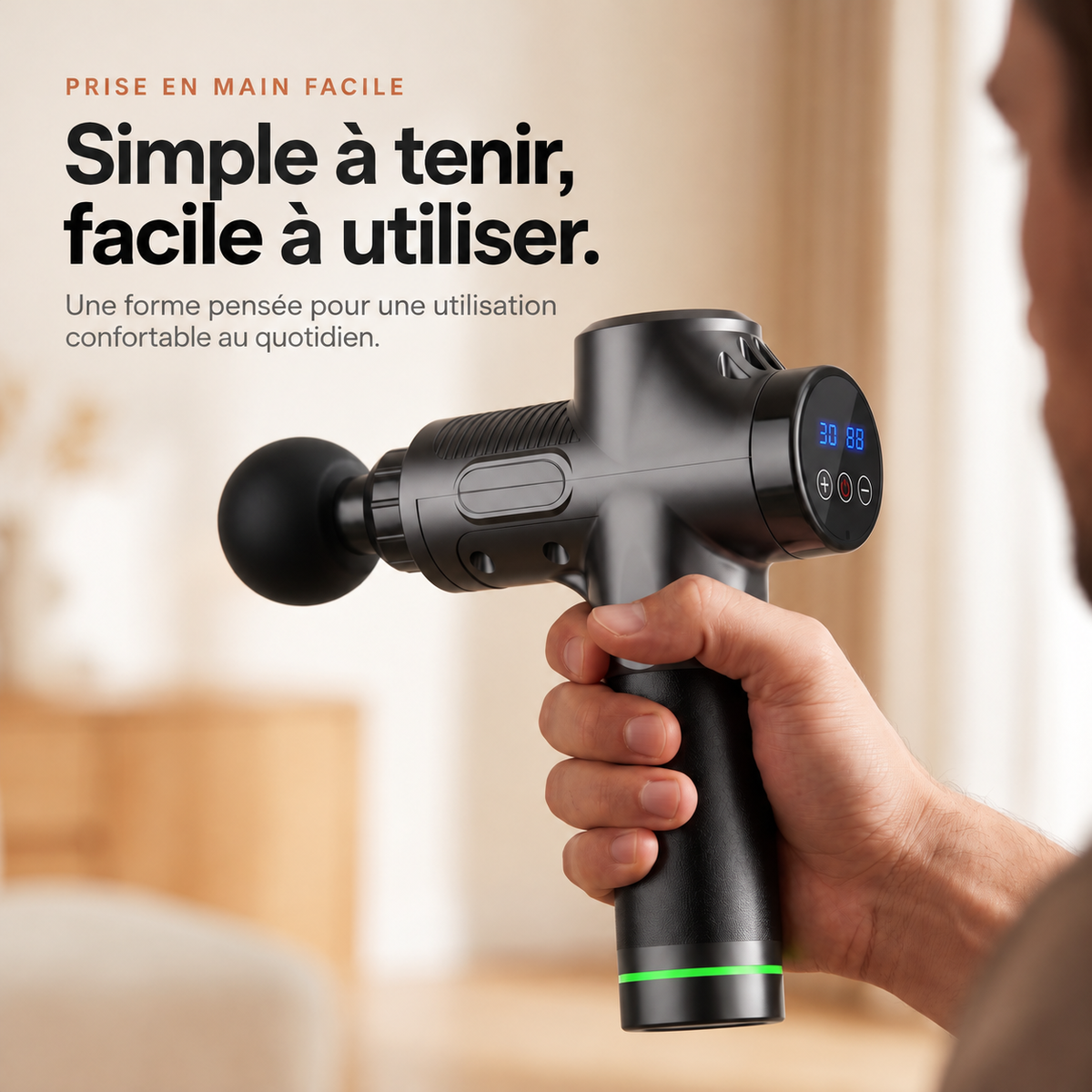 Komua 02 · Pistolet de massage
