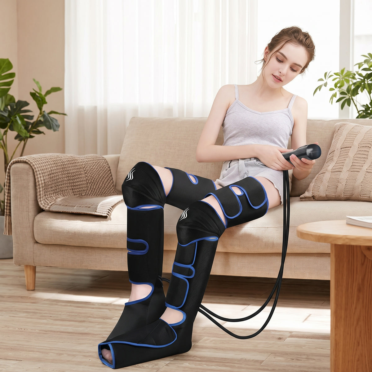 Komua 09 · Beinmassagegerät mit Luftkompression