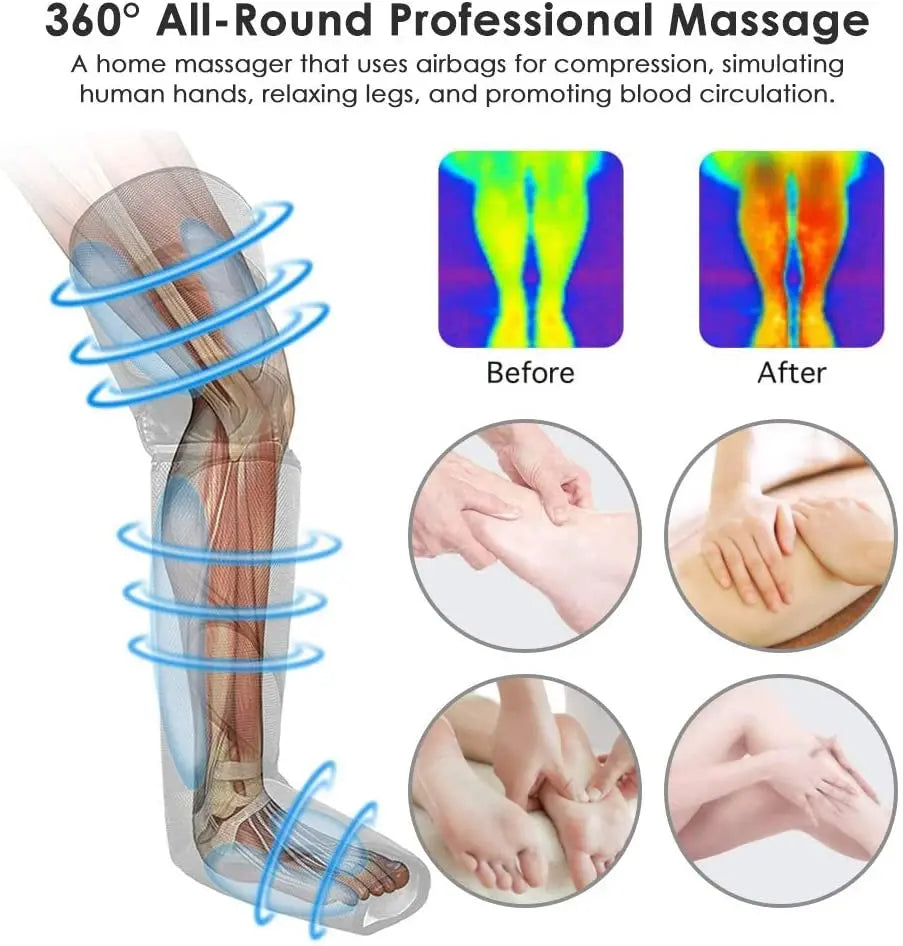 Komua 09 · Beinmassagegerät mit Luftkompression