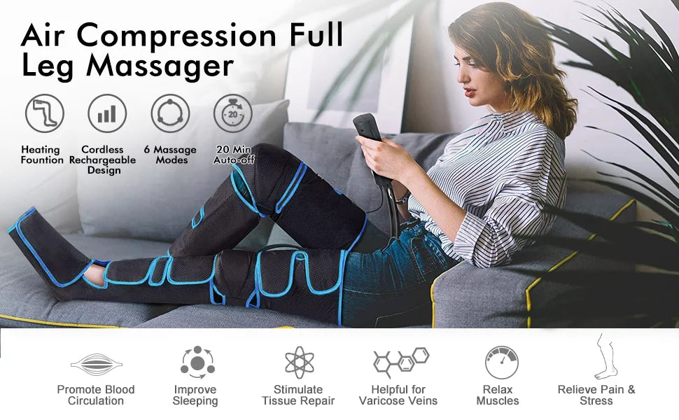 Komua 09 · Beinmassagegerät mit Luftkompression
