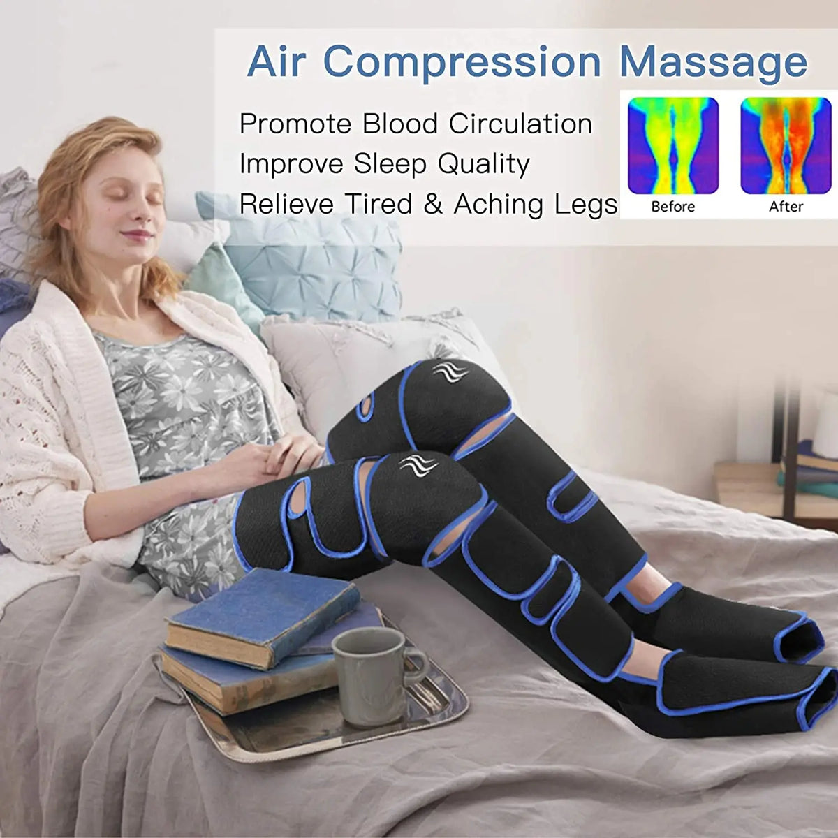 Komua 09 · Beinmassagegerät mit Luftkompression