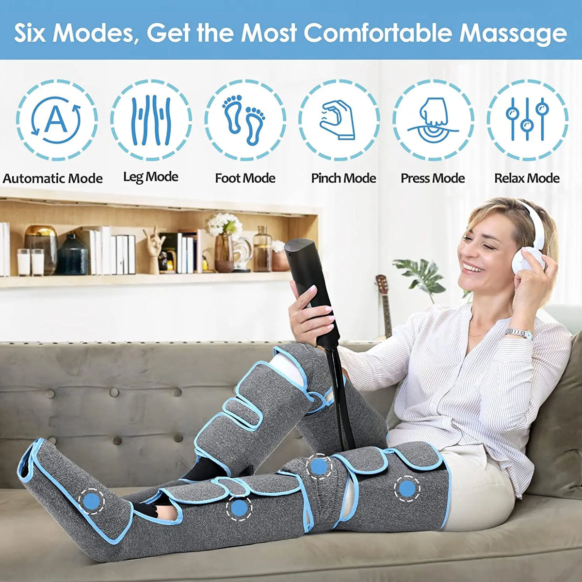 Komua 09 · Beinmassagegerät mit Luftkompression