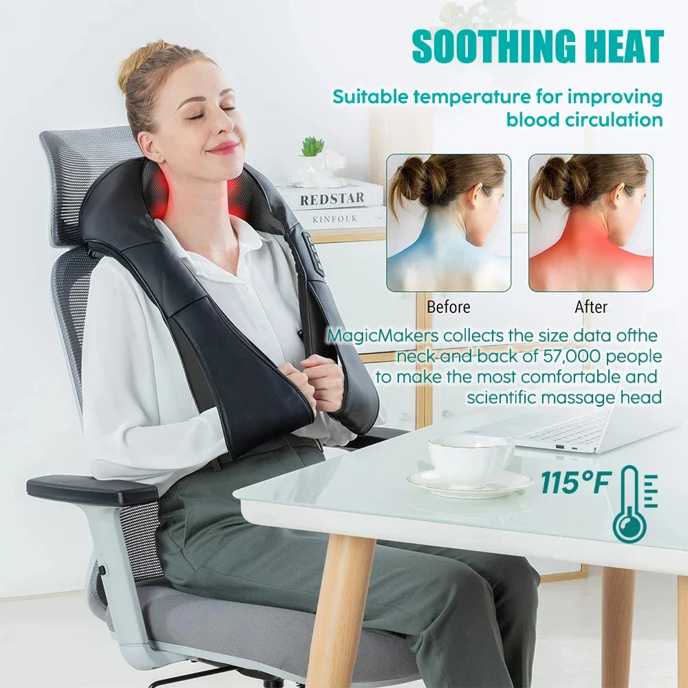 Komua 08 · Wrap-Around Shiatsu Massager