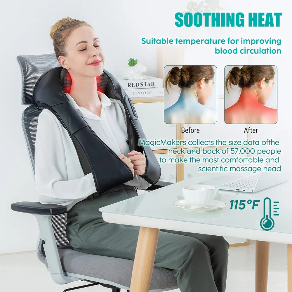 Komua 08 · Wrap-Around Shiatsu Massager