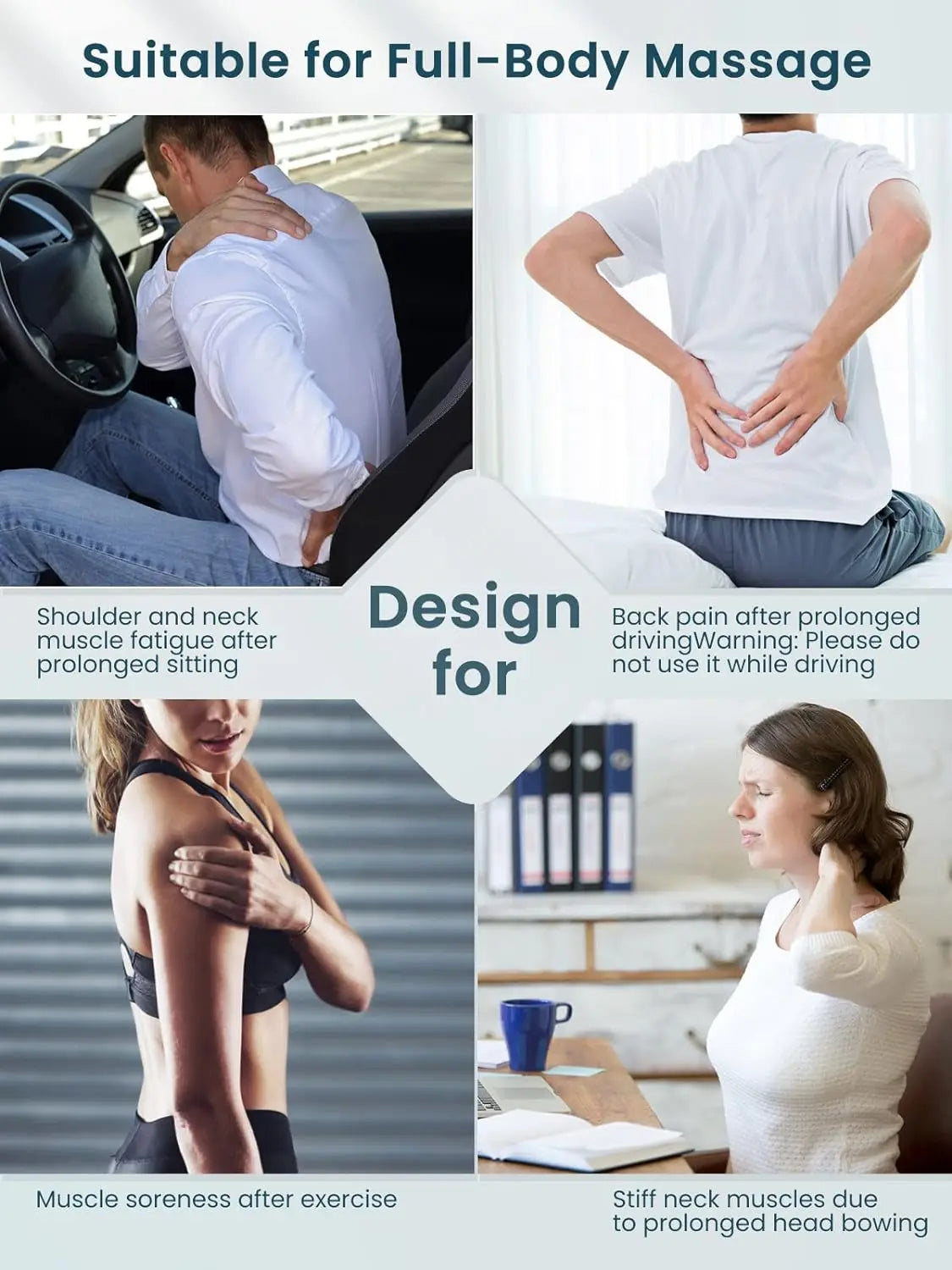 Komua 08 · Wrap-Around Shiatsu Massager