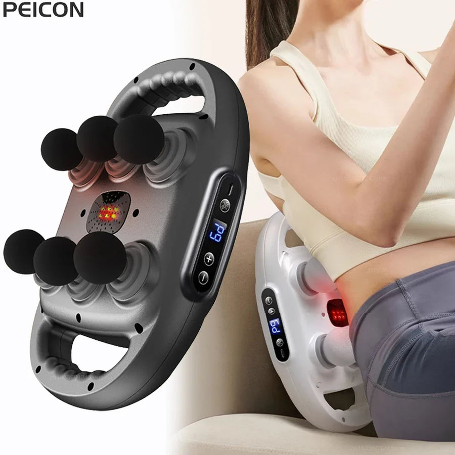 Komua 05 · Massagepistool met 6 koppen
