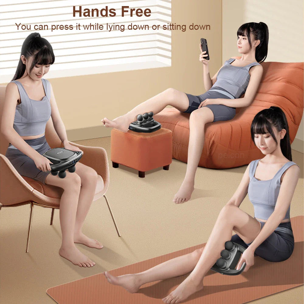 Komua 05 · Massagepistool met 6 koppen